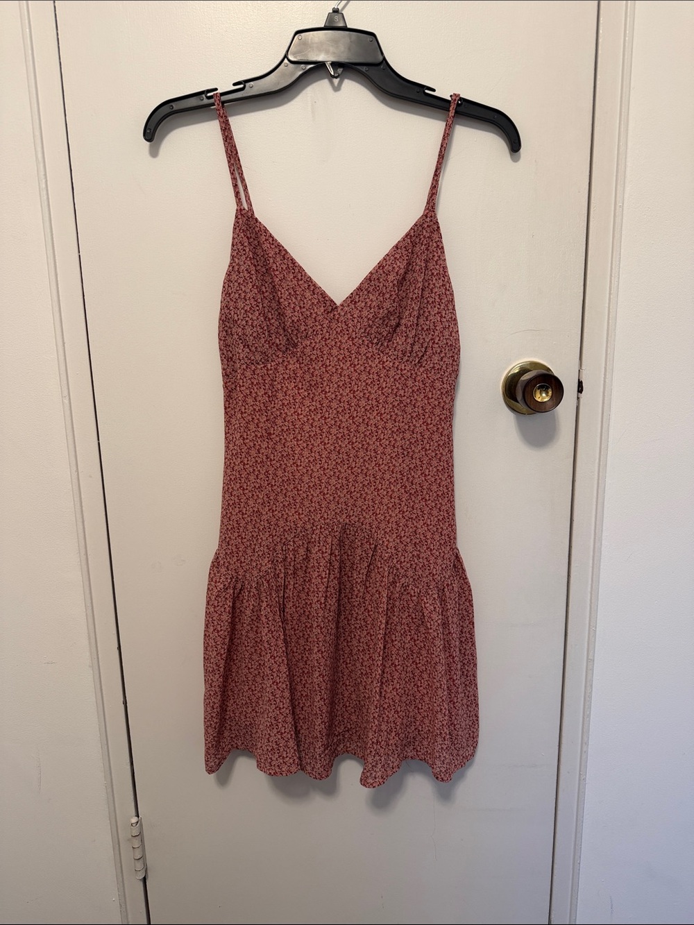 Storia Dusty Rose Floral Mini Dress